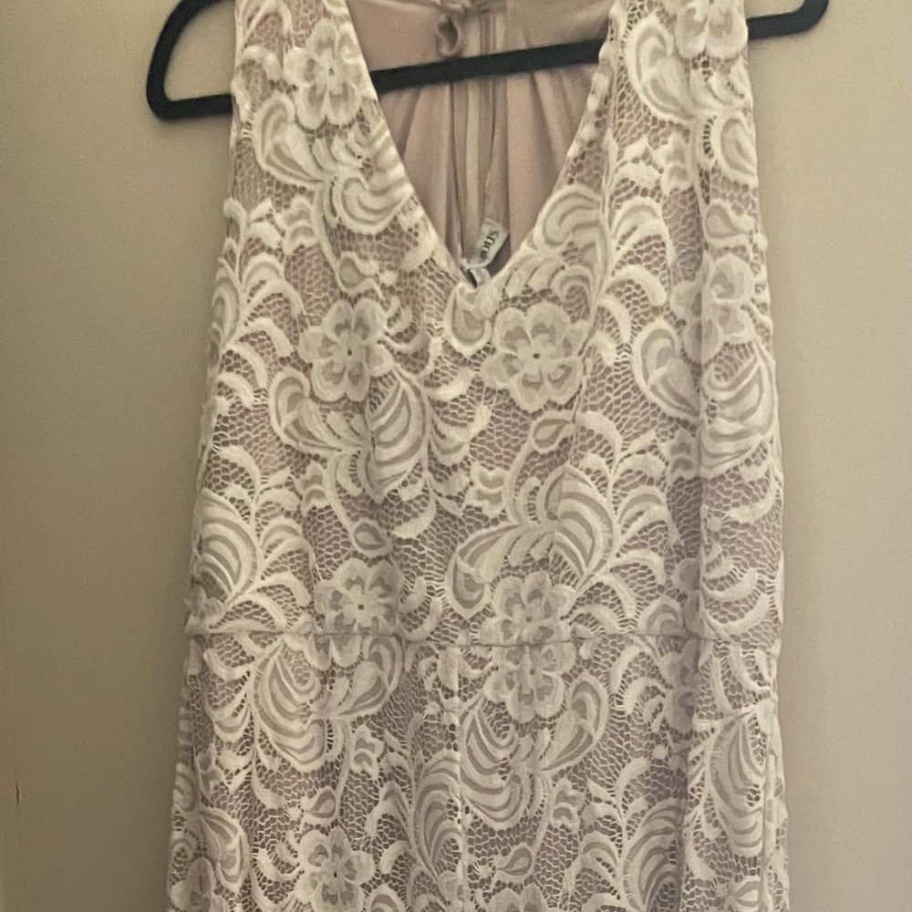 White Lacy Jumper
